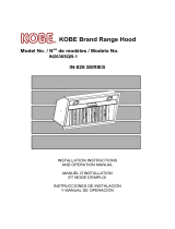 Kobe Range Hoods IN2636SQB-1 Manual de usuario