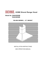 Kobe Range Hoods RA9236SQB Manual de usuario