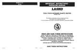 Lasko Products 6101 Manual de usuario