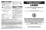 Lasko 1825 Manual de usuario
