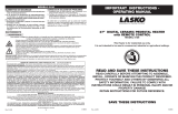 Lasko Electric Heater 5126 Manual de usuario