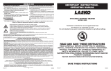 Lasko 6050 Manual de usuario