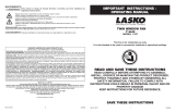 Lasko Fan 2137 Manual de usuario