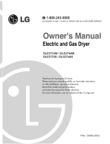 LG Electronics DLE3733S Manual de usuario