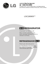 LG LSC26905 Manual de usuario
