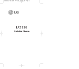 LG LX5550 Manual de usuario