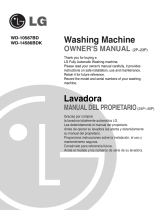 LG Electronics WD-10587BD Manual de usuario