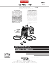 Lincoln Electric Pro-MIG 140 Manual de usuario