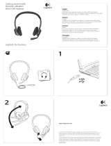 Logitech B530 USB Headset Manual de usuario