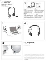 Logitech Stereo Headset H110 Manual de usuario