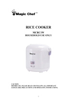 Magic Chef MCRC1W Manual de usuario