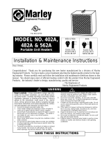 Marley Engineered Products 482A Manual de usuario