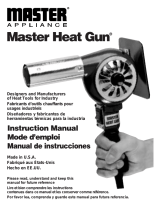 Master Appliance HG-302A Manual de usuario