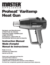 Master Appliance Proheat PH-2200 Manual de usuario
