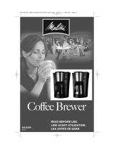 Melitta Coffeemaker 840183001 Manual de usuario