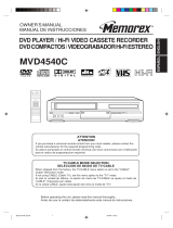 Memorex MVD4540C Manual de usuario