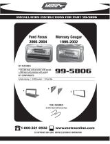 Metra Electronics 99-5806 Manual de usuario