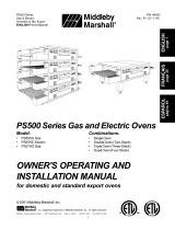 Middleby Marshall PS500 Manual de usuario