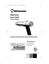 Milwaukee 2000D Manual de usuario