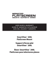 Monster FlatScreen Mount SmartViewTM 200L Manual de usuario