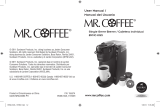 Mr. Coffee BVMC-KG5-001 Manual de usuario