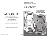 Mr. Coffee ESX20 Manual de usuario