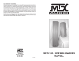 MTX Audio MPP4100 Manual de usuario