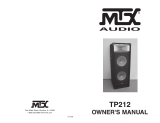 MTX Audio MTX TP212 Manual de usuario