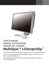 NEC LCD2190UXP El manual del propietario