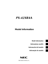 NEC PX-42XR4A Manual de usuario