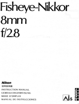 Nikon FISHEYE-NIKKOR 8MM F/2.8 Manual de usuario