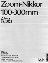 Nikon AI-S -NIKKOR 100-300MM F/5.6 Manual de usuario