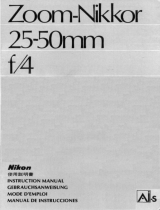 Nikon 25-50mm Manual de usuario