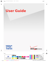 Microsoft 7705 Twist Verizon Wireless Manual de usuario