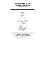 Nostalgia Electrics CFF-950 Manual de usuario