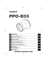 Olympus Underwater Lens Port: PPO-E03 Manual de usuario