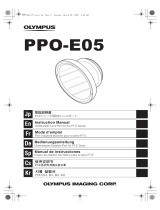 Olympus Underwater Lens Port: PPO-E05 Manual de usuario