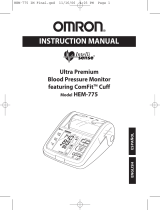 Omron Healthcare INTELLISENSE HEM-775 Manual de usuario