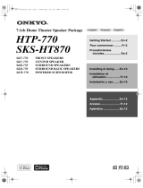 ONKYO SKS-HT870 Manual de usuario