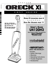 Oreck U4120H2 Manual de usuario