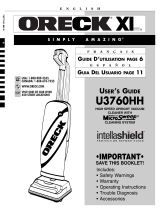 Oreck U3760HH Manual de usuario