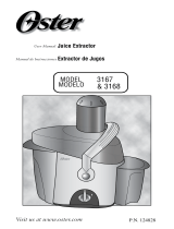 Oster 003167-000-000 - Juice Extractor Manual de usuario