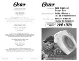Oster 2529 Manual de usuario