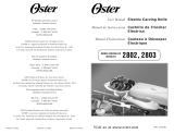 Oster 2803 Manual de usuario