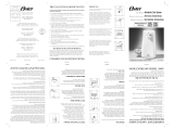 Oster 3125 Manual de usuario