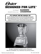 Oster Designed for Life BLENDERS Manual de usuario