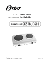 Oster CKSTBUDS00 Manual de usuario