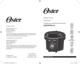Oster Deep Fryer Freidora Manual de usuario