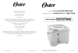 Oster CKSTDFFM40 Manual de usuario