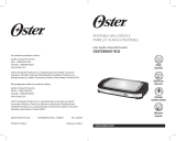 Oster Reversible Grill/Griddle Manual de usuario
